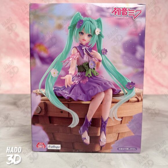 Hatsune Miku Noodle Stopper Flower Fairy Cosmos Purple Color Ver Vocaloid - Picture 4 of 6